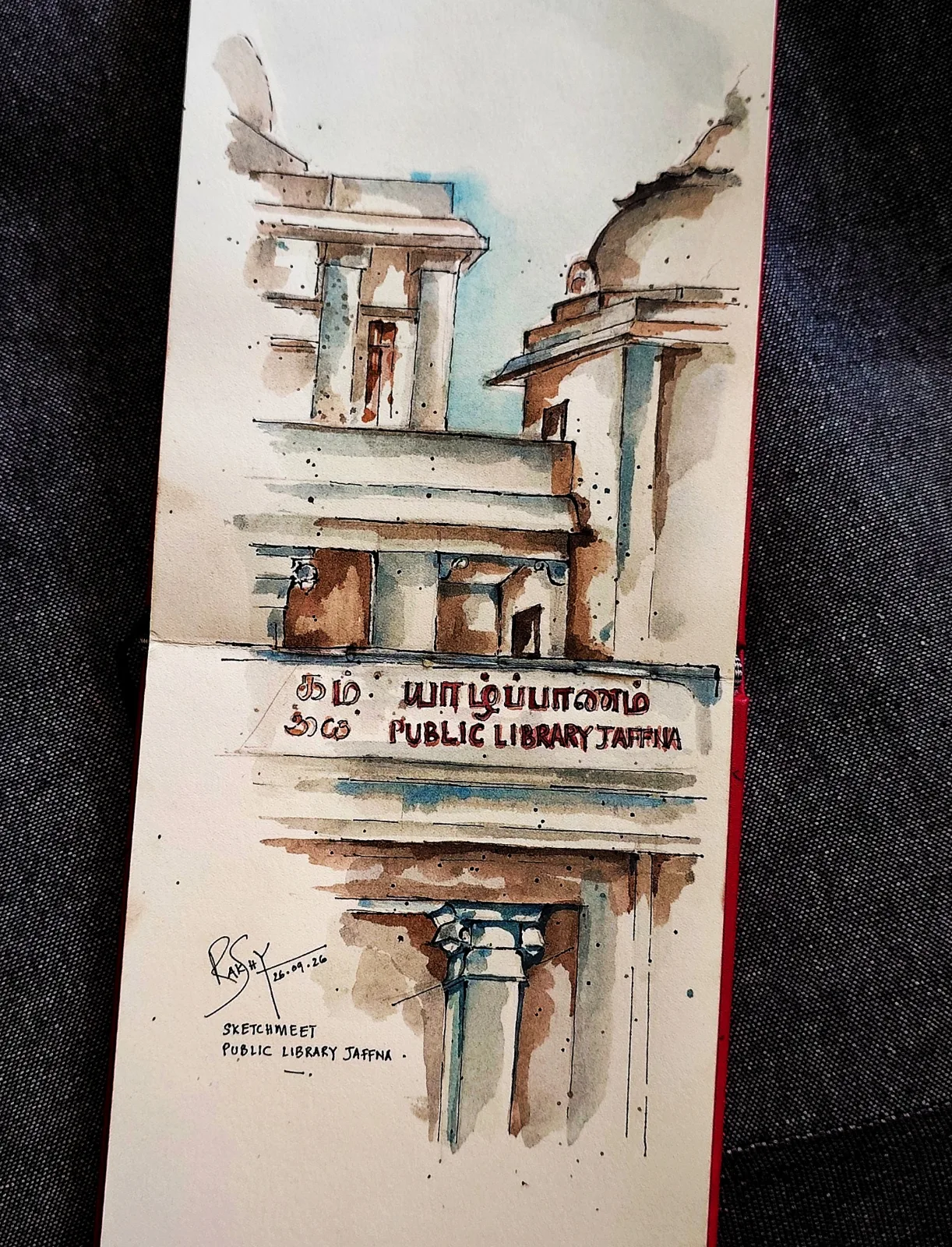 Sketched at Yazhpanam Public Library, Oct 2026