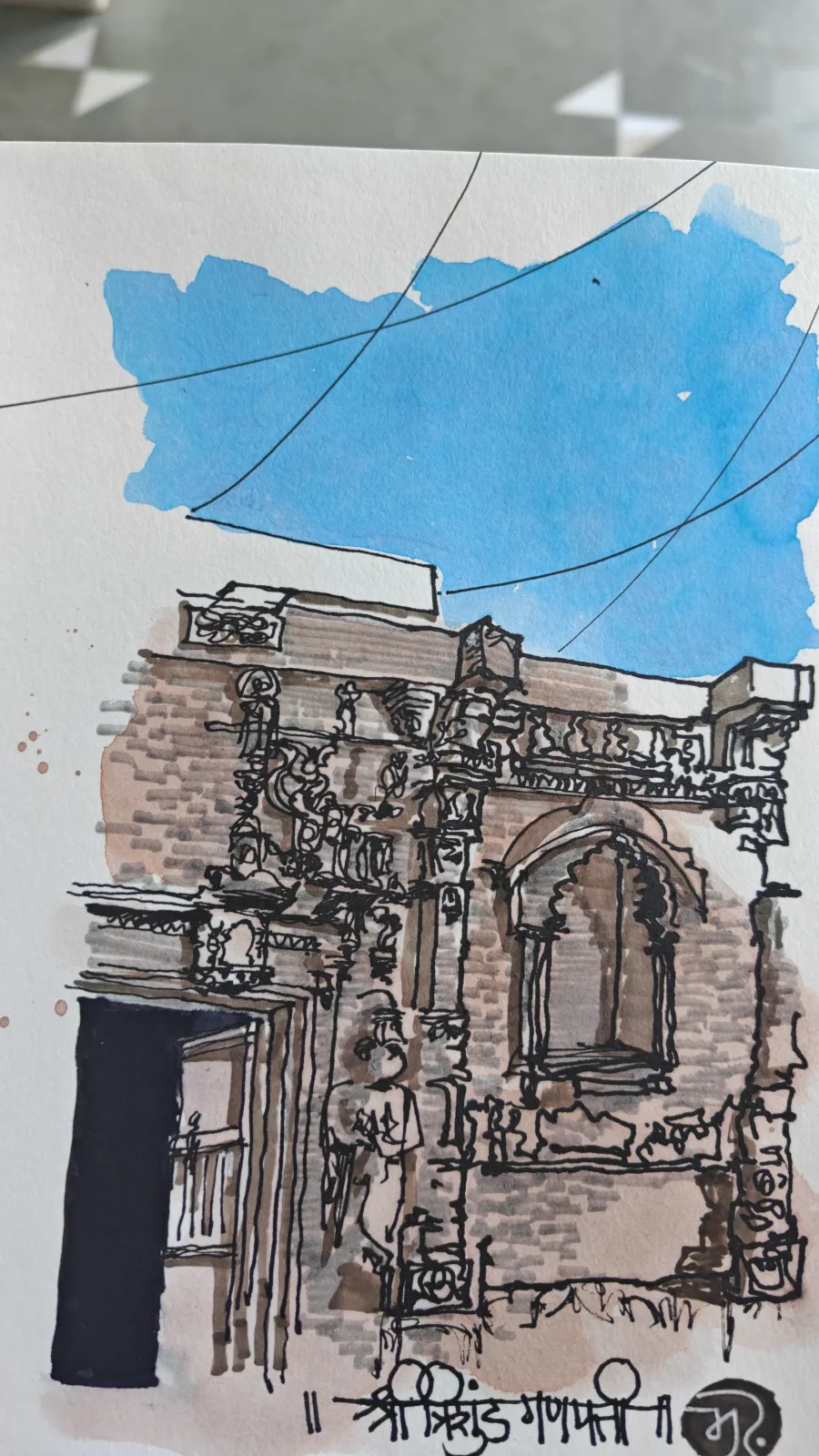 Sketched at Trishund Ganpati, Oct 2026