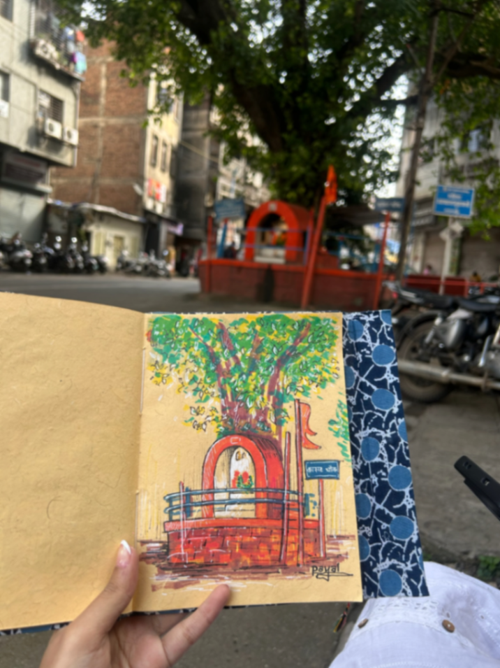 Sketched at Kasat chowk, Oct 2026