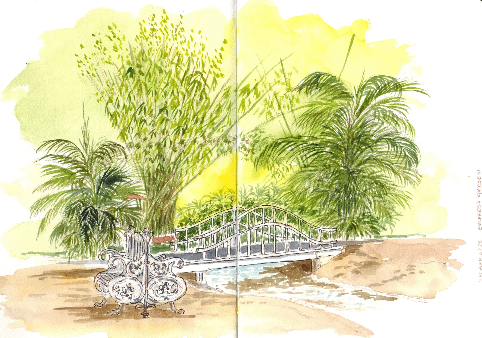 Sketched at Empress Garden, Jun 2026
